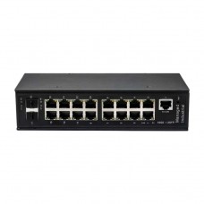 NST NS-SW-16G2G-PL/IM Промышленный управляемый (L2+) HiPoE коммутатор Gigabit Ethernet