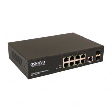 Osnovo SW-70802/L2 Управляемый (L2+) коммутатор Gigabit Ethernet на 10 портов