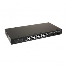 Osnovo SW-24G4X-2L Управляемый L3 коммутатор Gigabit Ethernet на 24xRJ45 + 4x10G SFP+ Uplink
