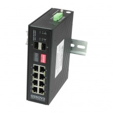 Osnovo SW-80802/I(Port 90W,300W) Промышленный HiPoE коммутатор Gigabit Ethernet