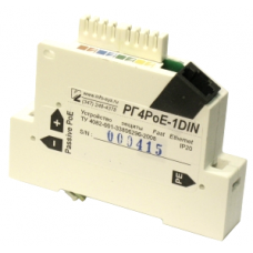 Info-Sys РГ4PoE 1DIN Грозозащита Ethernet/PoE 100M