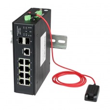 NST NS-SW-8G2G-L/IM Промышленный управляемый (L2+) коммутатор Gigabit Ethernet