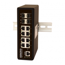 Osnovo SW-70804/IL Промышленный управляемый (L2+) коммутатор Gigabit Ethernet на 8 GE Rj45 + 4 GE SF