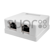 SUPR 10-0308 Компьютерная розетка 8P8C (RJ-45), FTP, Cat.5e, 2 порта