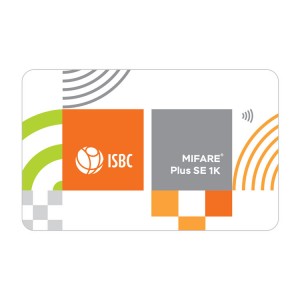 ISBC смарт-карта с чипом Mifare Plus SE 1k 7b (белая)