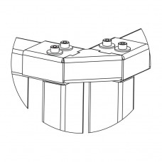 PERCo-RF01 0-04 Накладка верхняя угловая