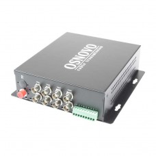 Osnovo RA-H82-15F Оптический приемник 8 каналов видео и 1 двунаправленного канала управления
