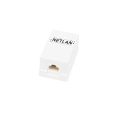 NETLAN EC-UWO-1-UD2-WT-10 Настенная розетка, 1 порт, Кат.5e (Класс D)