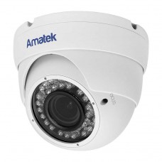 Amatek AC-IDV403EVMX (2.8-12) 4Мп IP видеокамера купольная вандалозащищенная с микрофоном